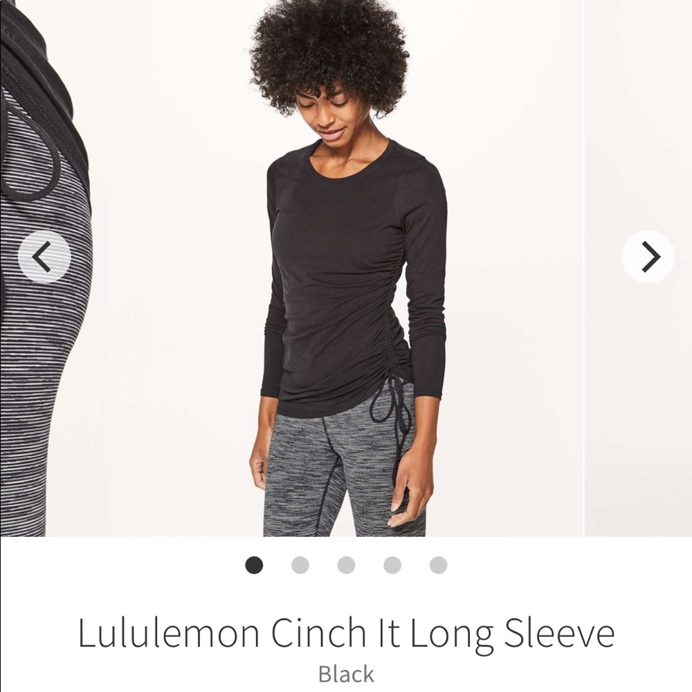 Lululemon cinch it long sleeve